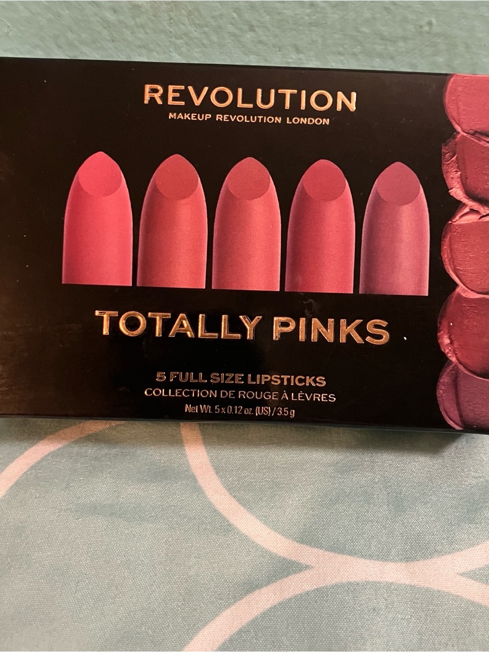 Revolution Totally Pinks Lipstick Collection - Light to Deep Pink Shades